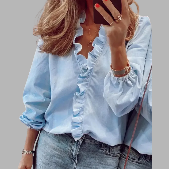 Blouse Élégante à Manches Longues Maren