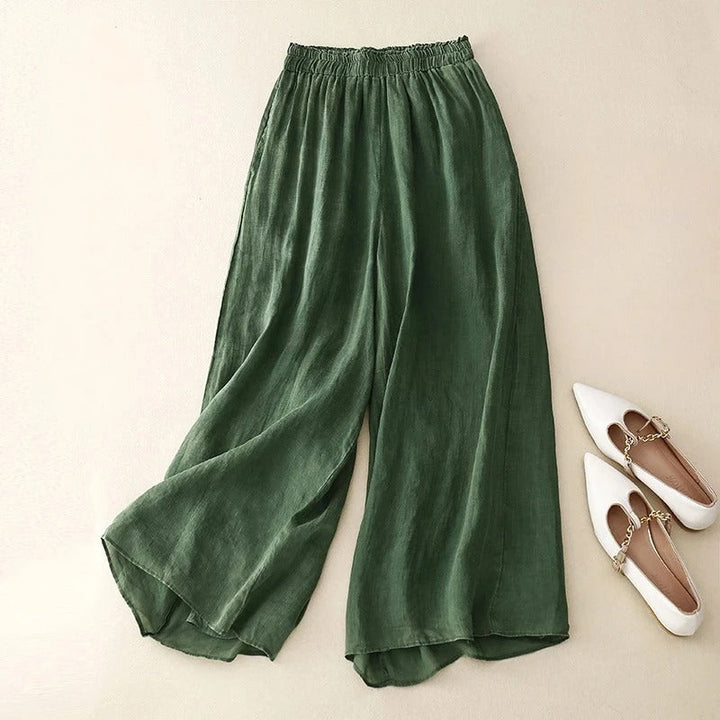 PANTALONS EN LIN ÉLÉGANTS