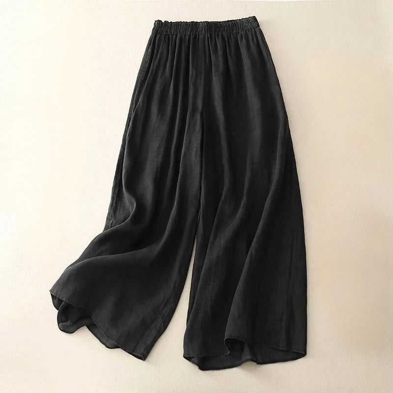 PANTALONS EN LIN ÉLÉGANTS