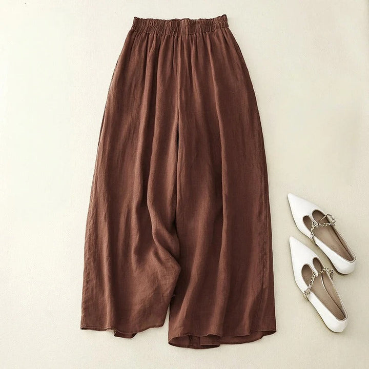 PANTALONS EN LIN ÉLÉGANTS