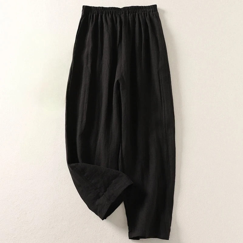 Pantalon Fluide Taille Élastique Catherine