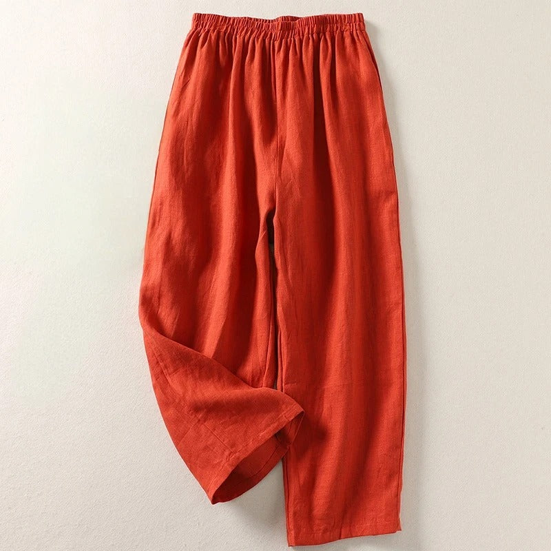 Pantalon Fluide Taille Élastique Catherine