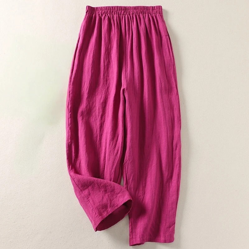 Pantalon Fluide Taille Élastique Catherine