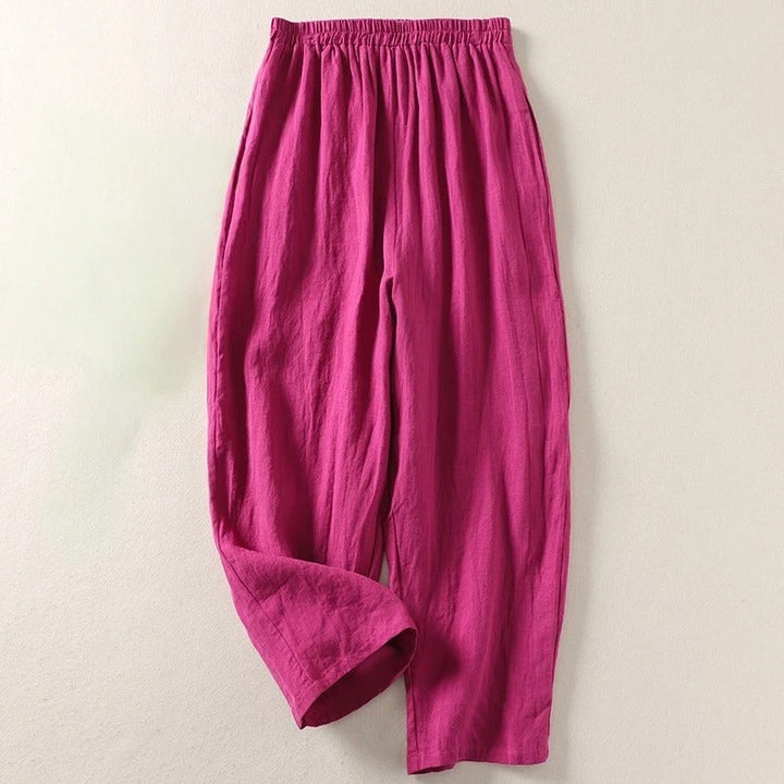 Pantalon Fluide Taille Élastique Catherine