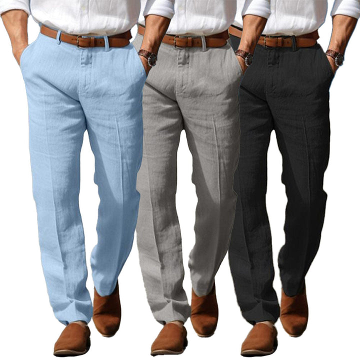 PANTALON HOMME LUXE EN LIN PREMIUM