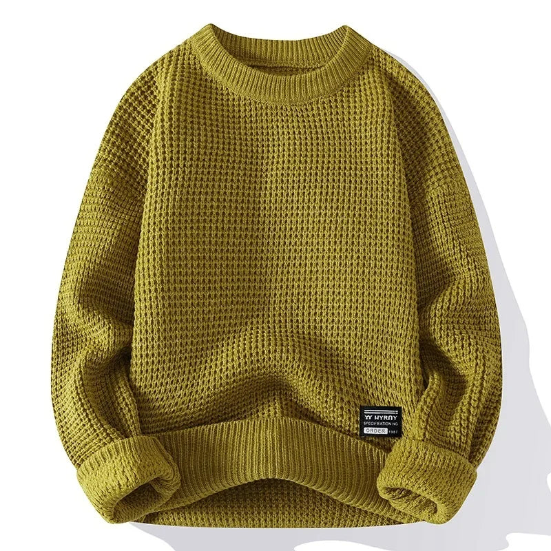 PULL EN NID D'ABEILLE PREMIUM