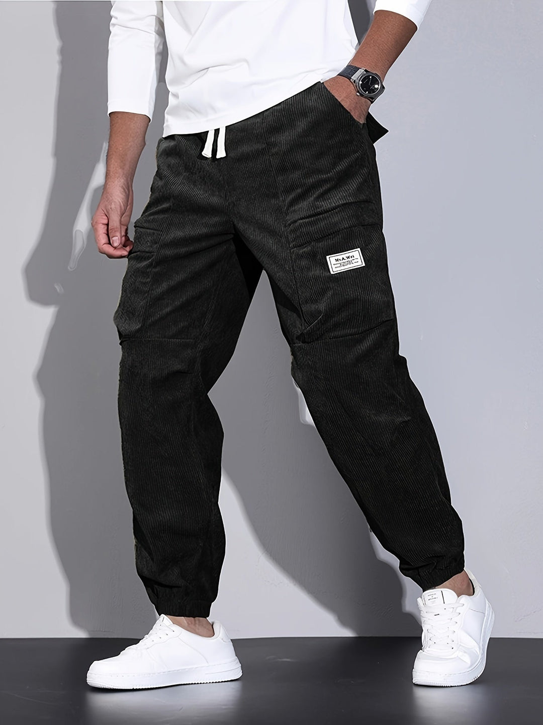 PANTALON CARGO EN CORDUROY
