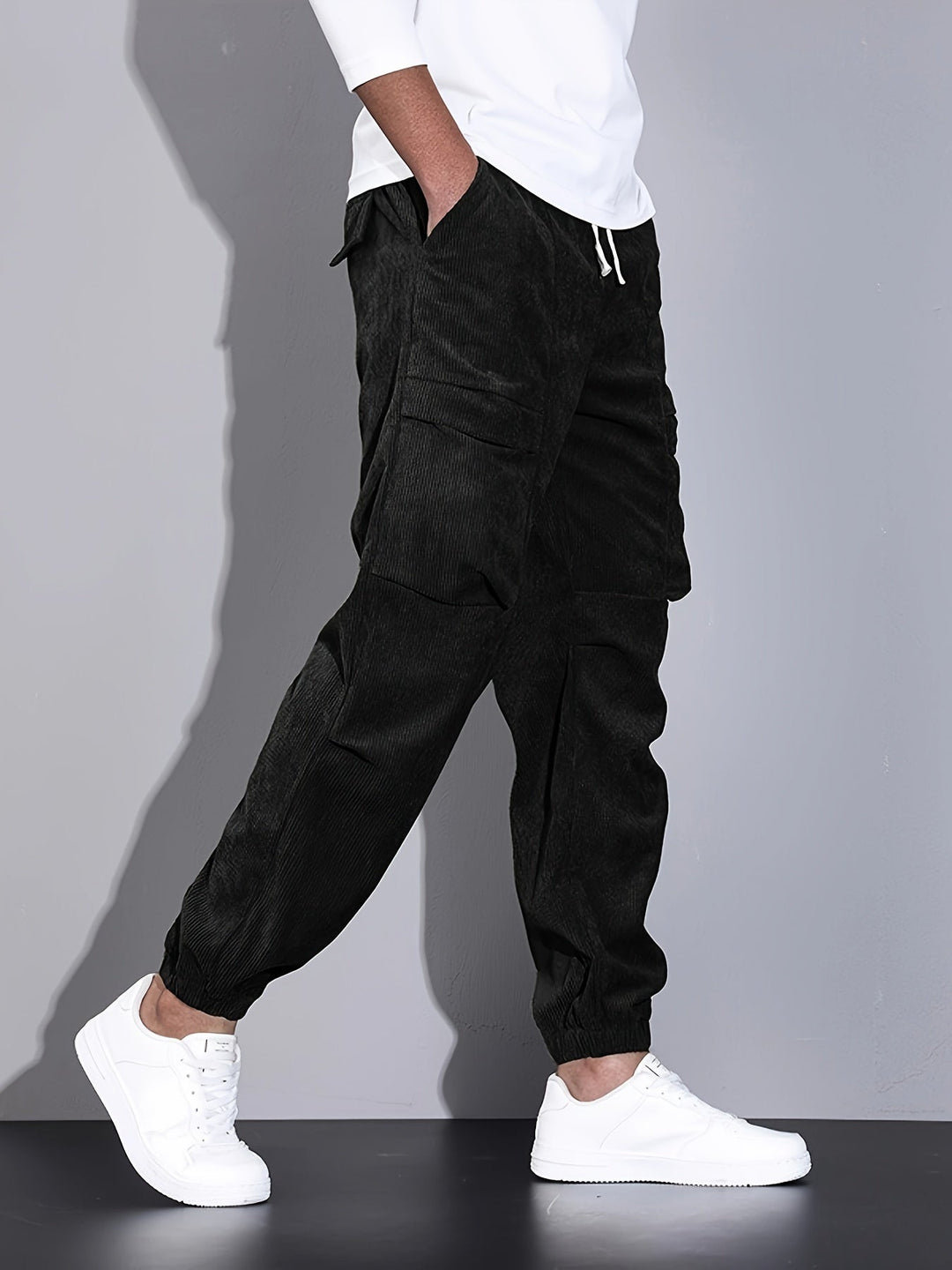 PANTALON CARGO EN CORDUROY