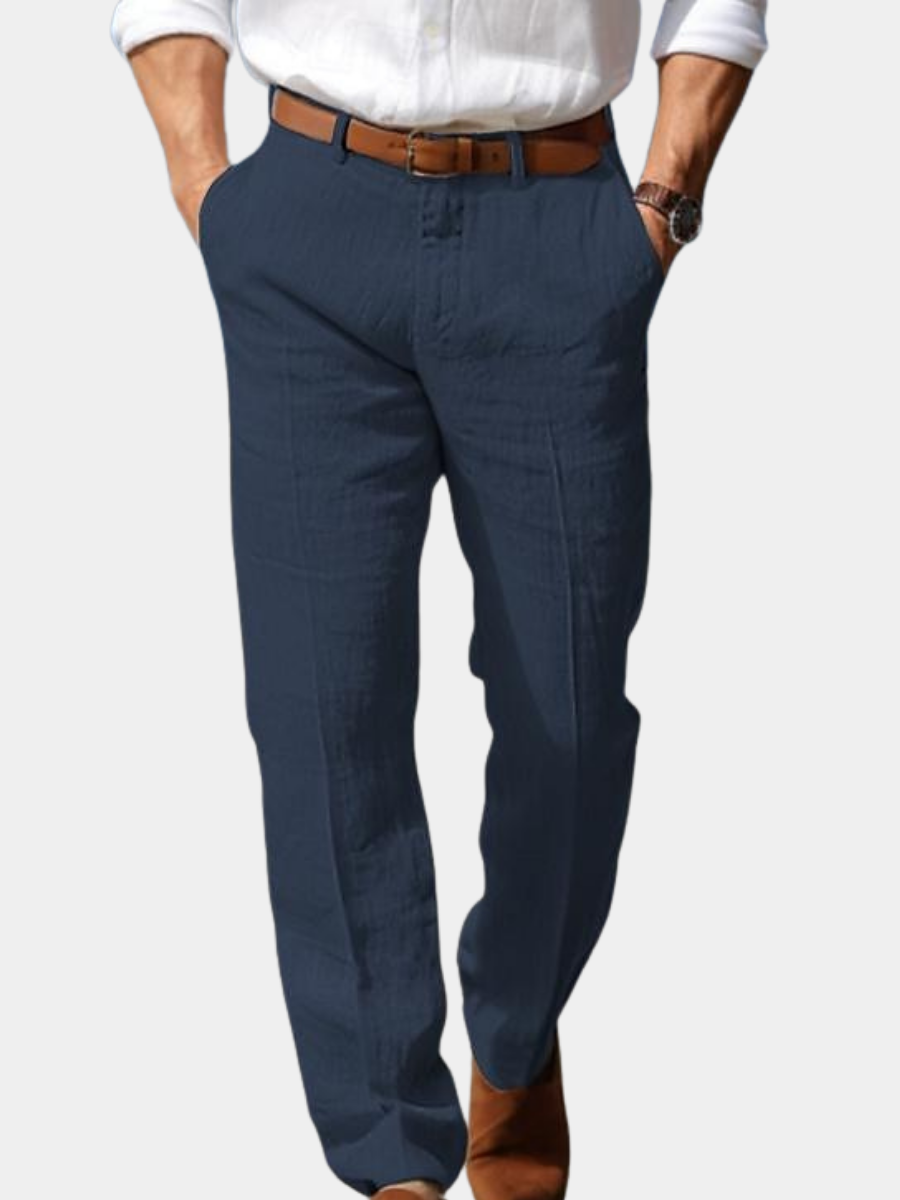 PANTALON HOMME LUXE EN LIN PREMIUM
