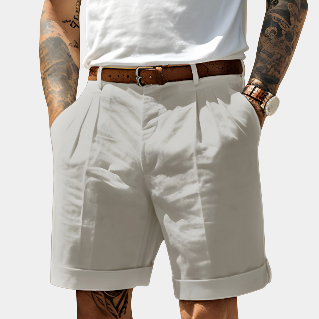 BERMUDAS ÉLÉGANTS EN COTON RESPIRANT