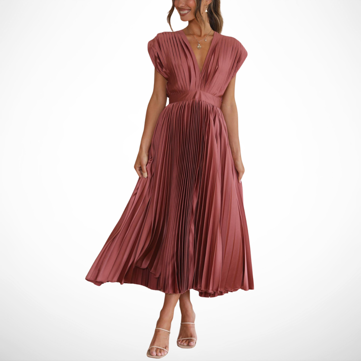 Robe Élégante en Plis