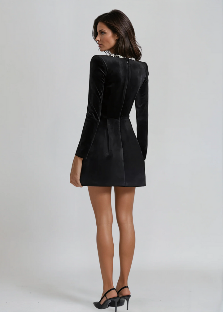 ROBE MINI EN VELOURS