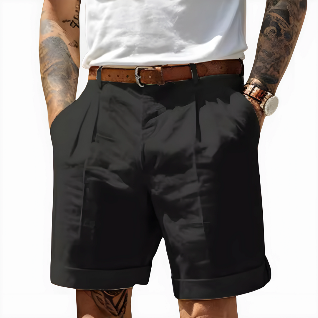 BERMUDAS ÉLÉGANTS EN COTON RESPIRANT