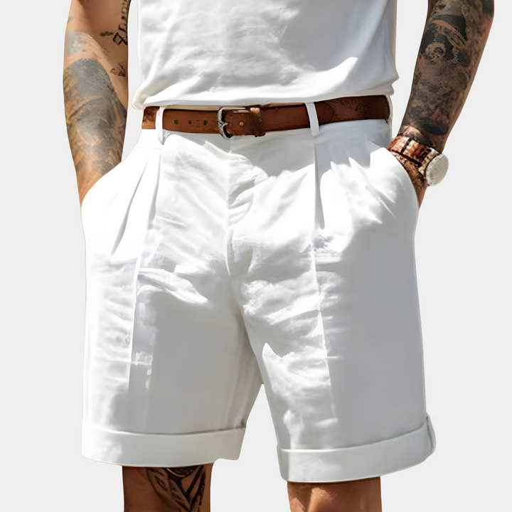 BERMUDAS ÉLÉGANTS EN COTON RESPIRANT