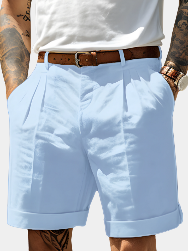 BERMUDAS ÉLÉGANTS EN COTON RESPIRANT