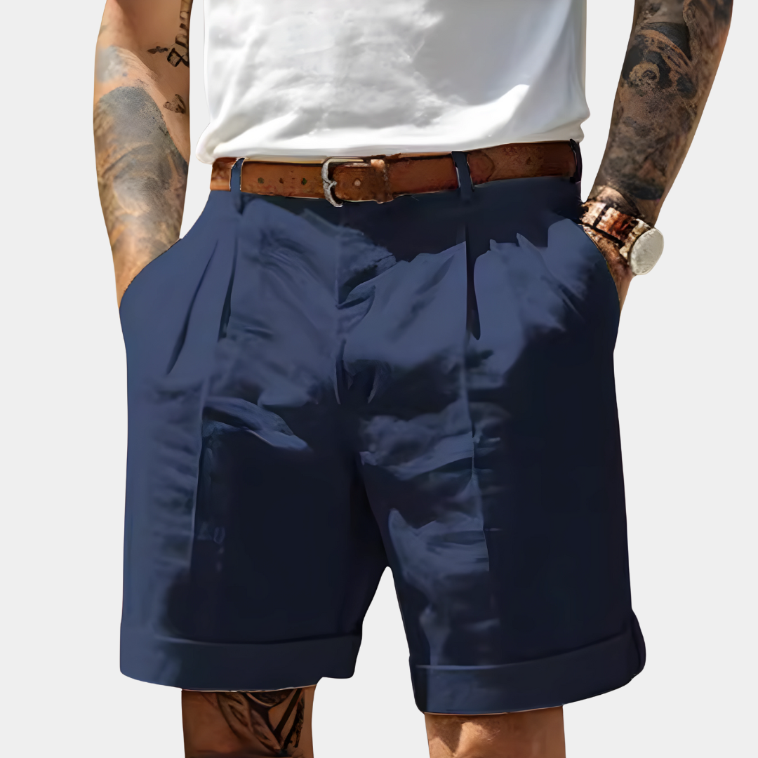 BERMUDAS ÉLÉGANTS EN COTON RESPIRANT