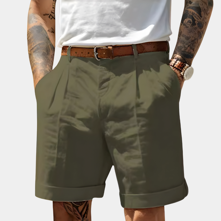 BERMUDAS ÉLÉGANTS EN COTON RESPIRANT