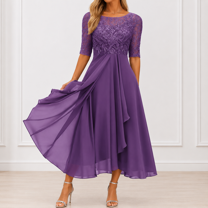 Robe Élégante Florale Marie