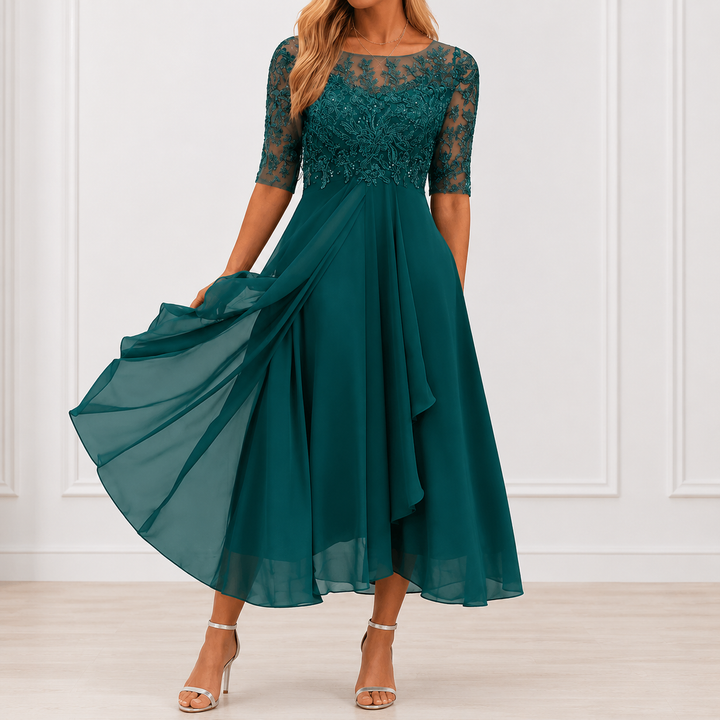 Robe Élégante Florale Marie