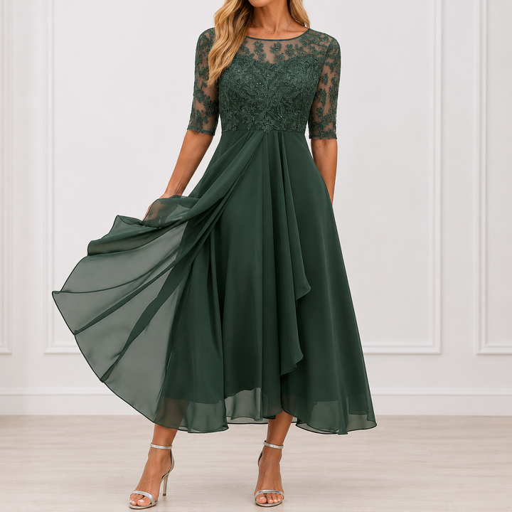 Robe Élégante Florale Marie
