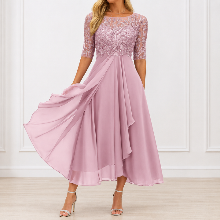 Robe Élégante Florale Marie