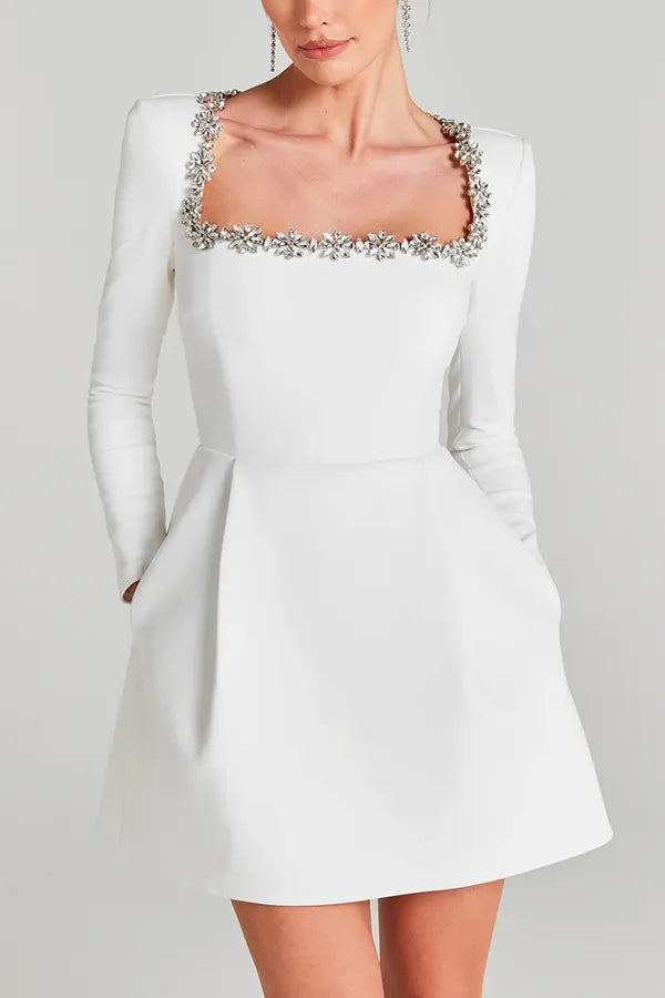 ROBE MINI EN VELOURS