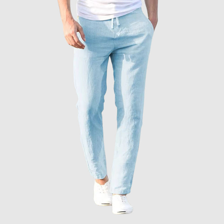 PANTALON LÉGER EN LIN