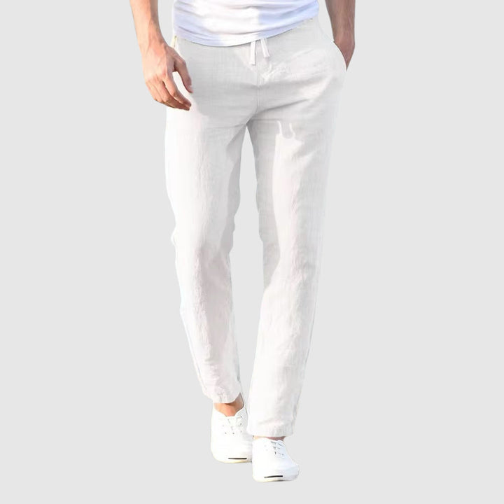 PANTALON LÉGER EN LIN