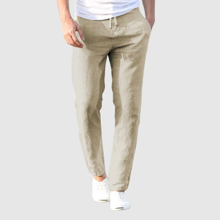 PANTALON LÉGER EN LIN