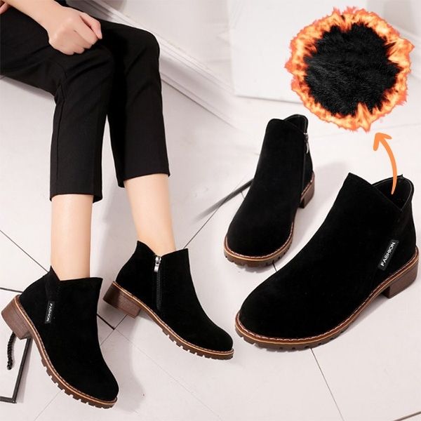 BOTTINES ÉLÉGANTES ET CONFORTABLES POUR FEMME