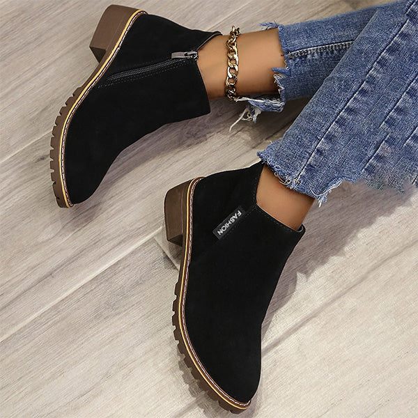 BOTTINES ÉLÉGANTES ET CONFORTABLES POUR FEMME