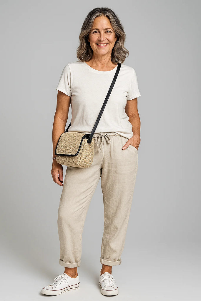 Pantalon élégant coton