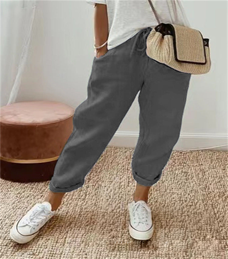 Pantalon élégant coton