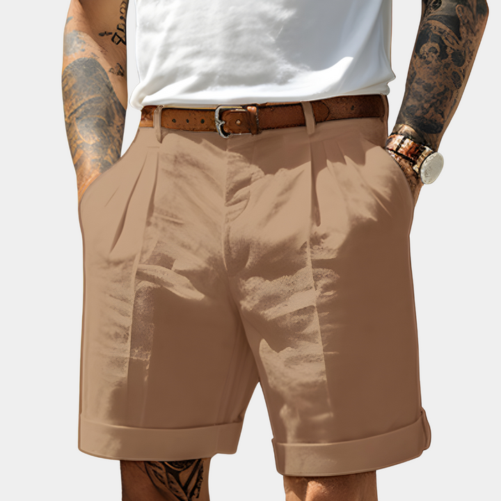 BERMUDAS ÉLÉGANTS EN COTON RESPIRANT