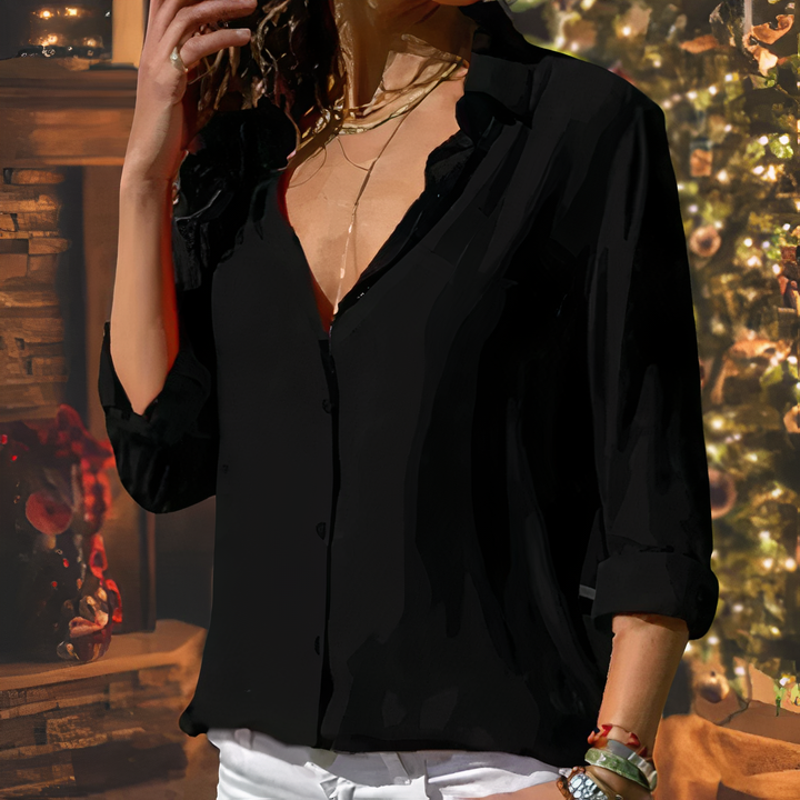 Blouse en Chiffon Élégante Yasmine