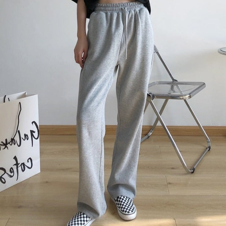 Pantalon de jogging ample coupe droite