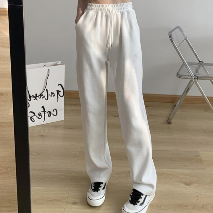 Pantalon de jogging ample coupe droite