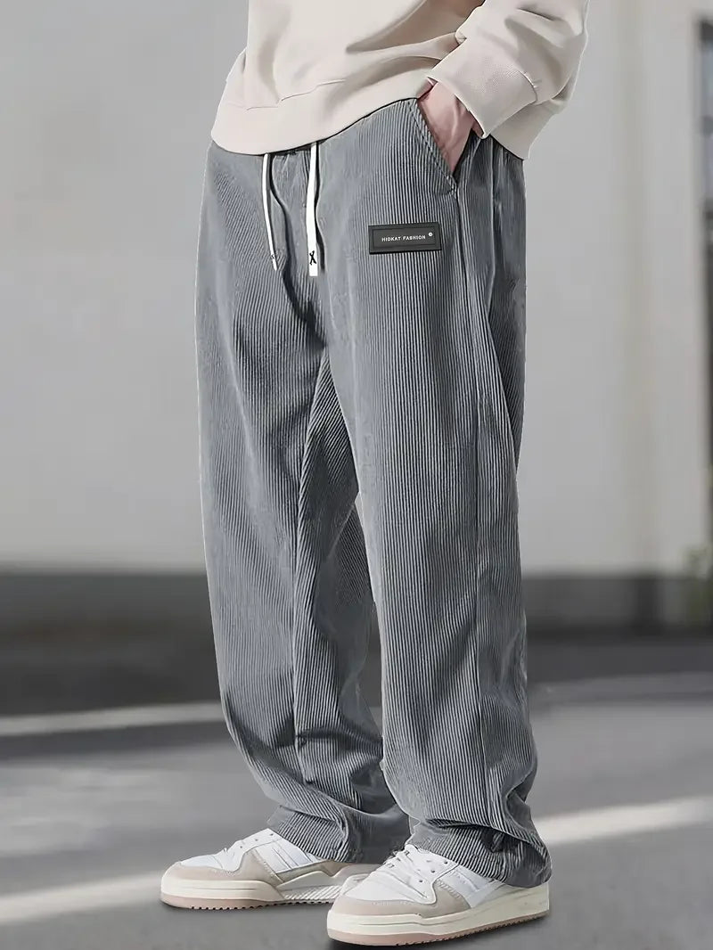 PANTALON EN VELOURS CÔTELÉ