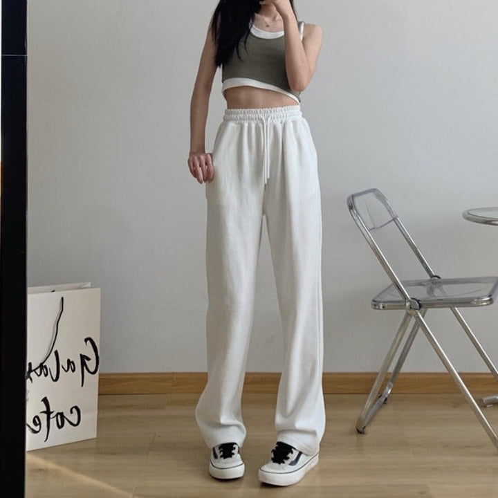 Pantalon de jogging ample coupe droite