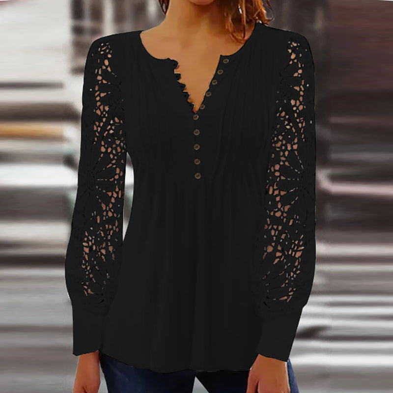 Blouse Sophistiquée à Manches Longues Marianne