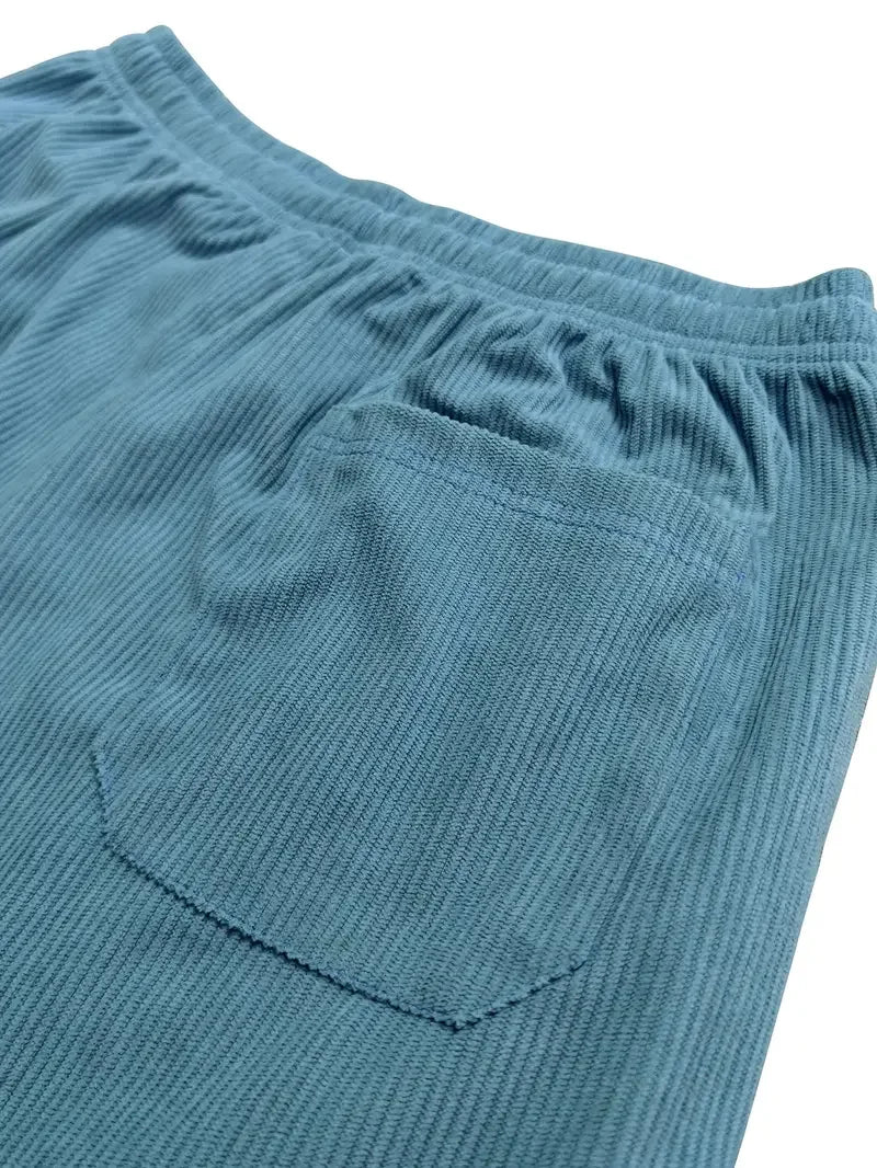 PANTALON EN VELOURS CÔTELÉ