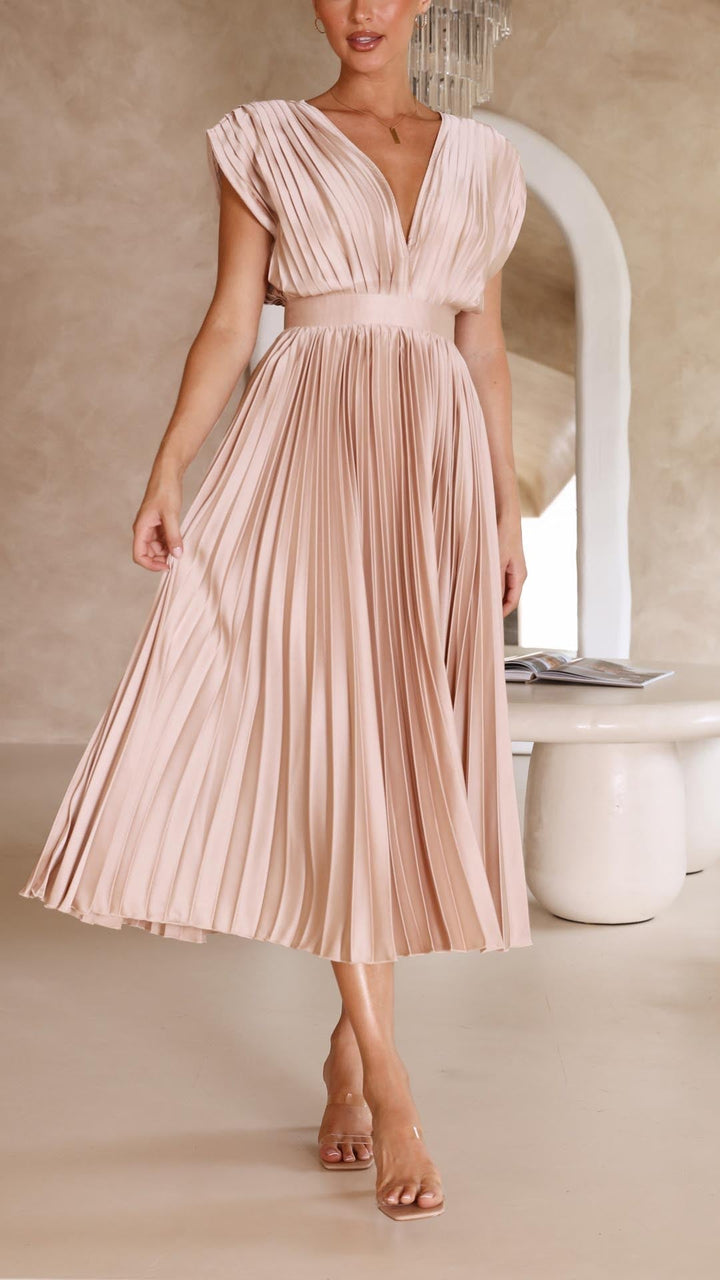 Robe Élégante en Plis