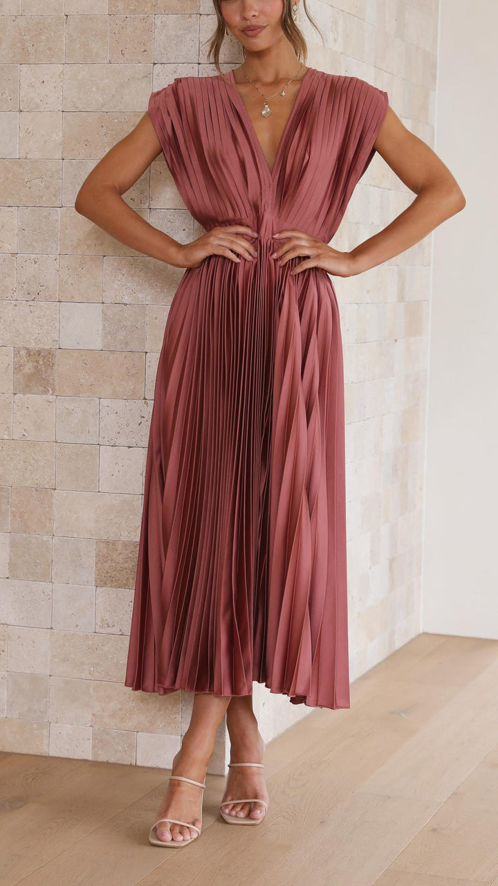 Robe Élégante en Plis