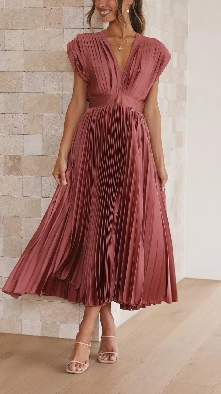 Robe Élégante en Plis