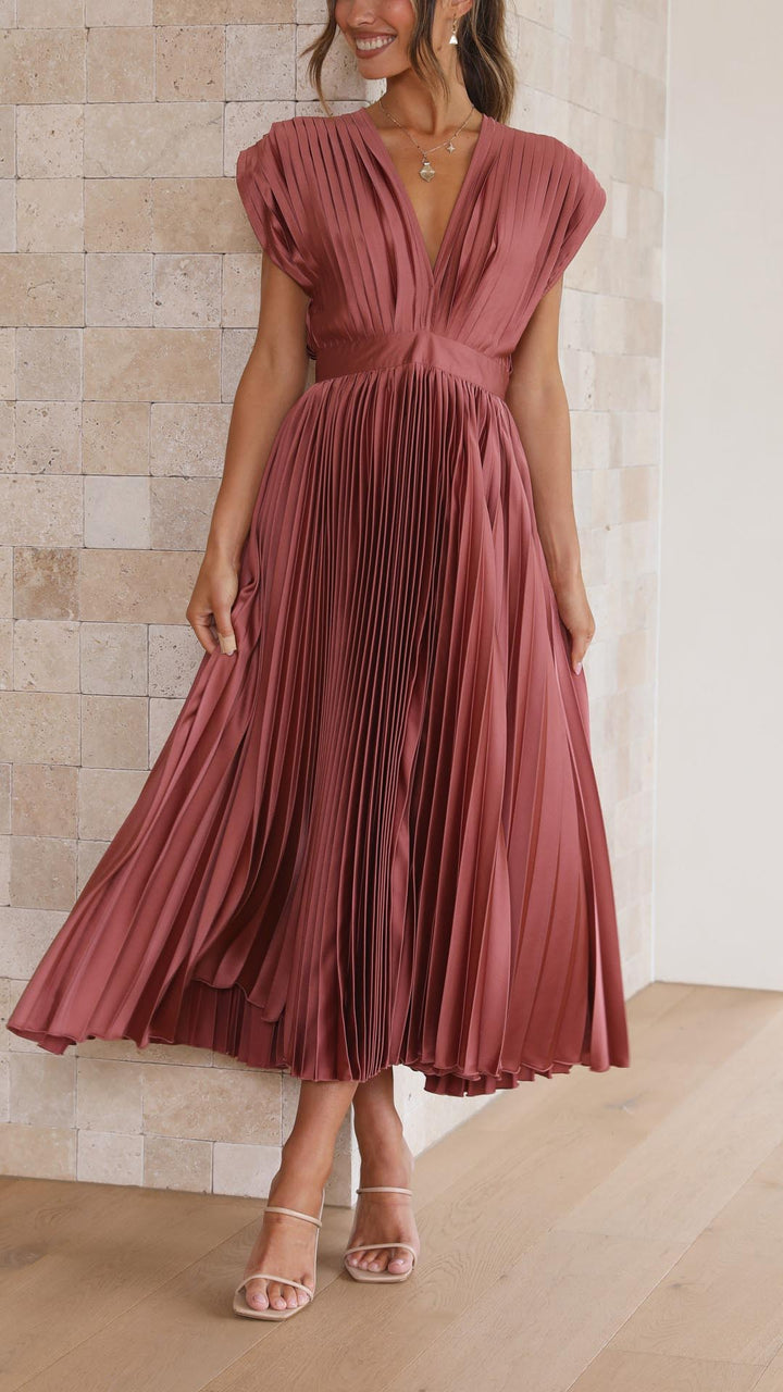 Robe Élégante en Plis
