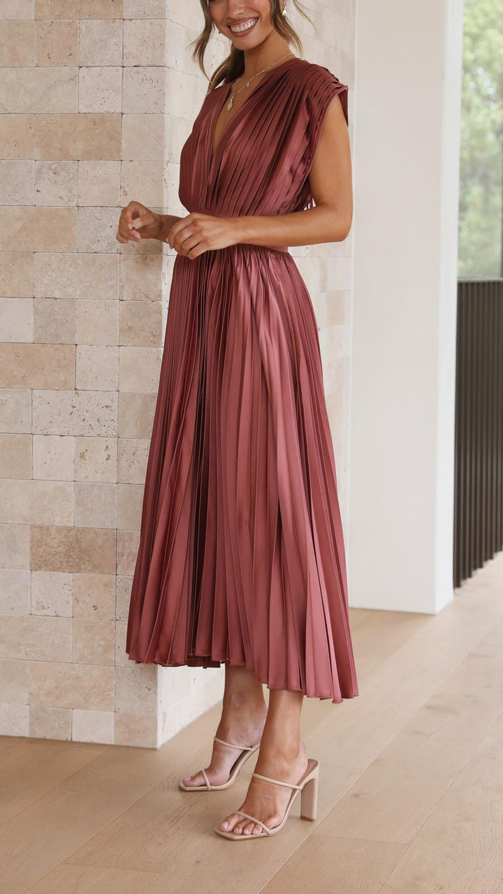Robe Élégante en Plis
