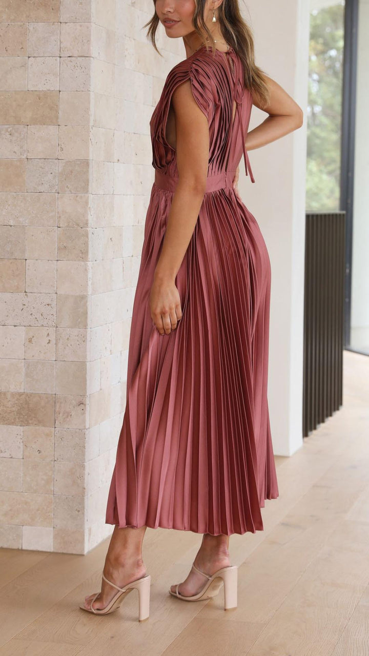 Robe Élégante en Plis