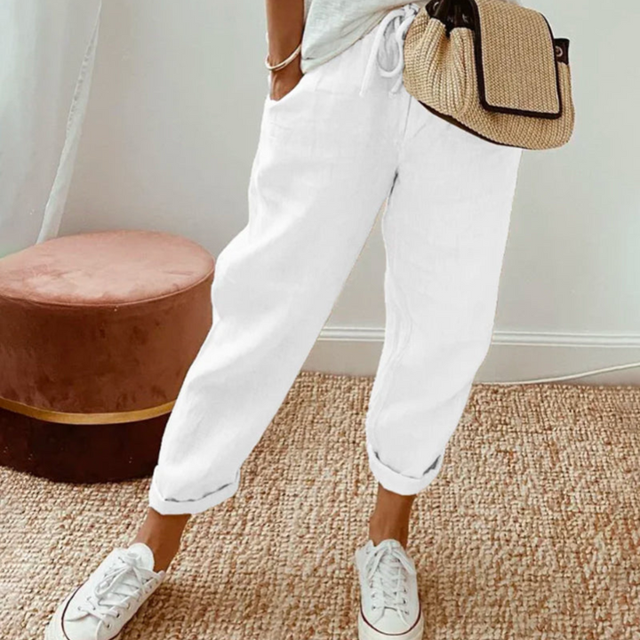 Pantalon élégant coton