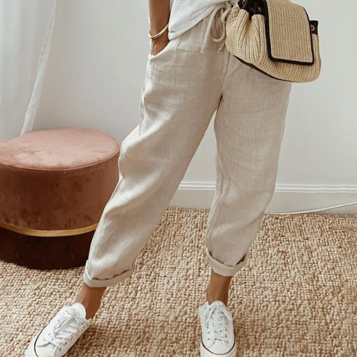 Pantalon élégant coton