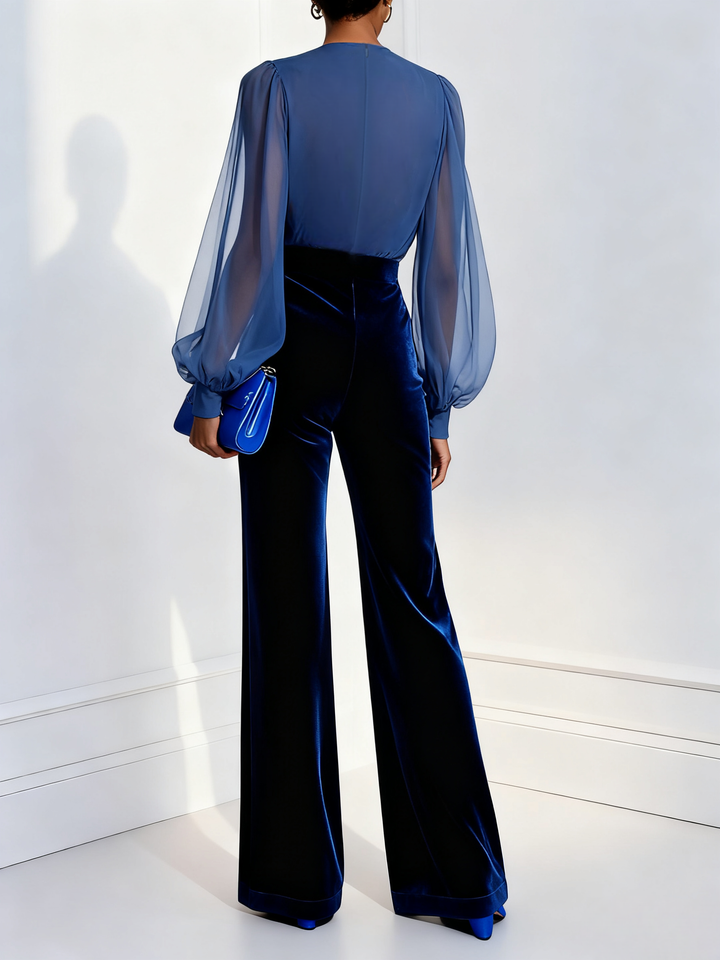 Ensemble Élégante en Velours Camille